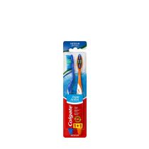 Colgate Triple Action Medium Toothbrush 1+1 Twin Pack