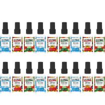 Lu Mist Toilet Spray 3 Pack Fresh Linen, Candy & Melon 60ml Each - Pack of 6