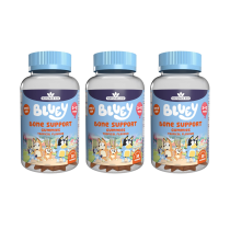 Natures Aid Bluey Kids Bone Support Gummies for Children 30 Gummies - Pack of 3