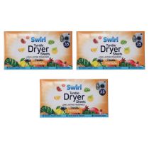 Swirl Tumble Dryer Sheets Tropical 35 PK - Pack of 3