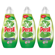 Persil Bio Laundry Liquid Detergent 24 Washes 648ml - Pack of 3