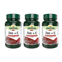 Natures Aid Zinc & Vitamin C Lozenges with Rosehip 30 Lozenges - Pack of 3
