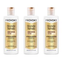 PROVOKE Blonde Rehab Bond Repair N0'2 Strengthening Shampoo 200 ML - Pack of 3