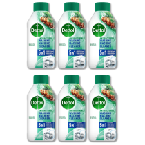 Dettol Antibacterial 5-in-1 Washing Machine Cleaner 250ml - Pack of 6