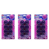 Max Flush Lavender Cistern Toilet Blocks 8 x 50g - Pack of 3