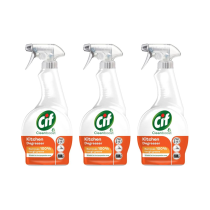 Cif Cleanboost Kitchen Degreaser Spray 500 ML - Pack of 3