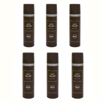 AirPure Designer Collection Deep Oud Body Spray 150ml - Pack of 6