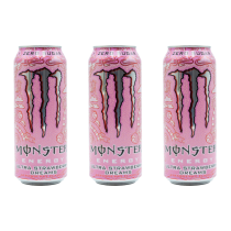Monster Ultra Strawberry Dreams Zero Sugar 500 ml - Pack of 3