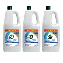 Cif Original Cream Cleaner for Kitchen Bathroom Cleaning 2L - Pack of 3