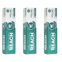 Reach Total Care Toothpaste Fresh Mint Fights Cavities & Plaque 150g x 3