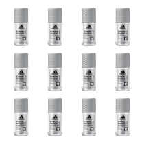 Adidas Pro Invisible Antiperspirant Roll-On Deodorant for Men 50ml - Pack of 12