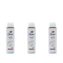 Dove Vanilla Scent Deodorant Spray 150ml - Pack of 3