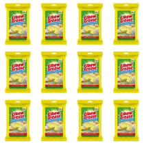 Elbow Grease Surface Scrub Cleaning Wipes 24 Pack on a kitchen counter
