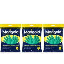 Marigold Stronger Bathroom Cleaning Gloves Large 1 Pair - Pack of 3