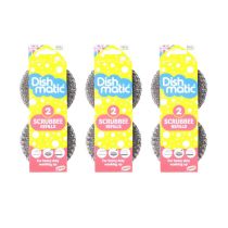 Dishmatic Scrubbee Refills 2 PK - Pack of 3