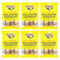 Bartoline All Purpose Adhesive Wallpaper 10 Rolls - Pack of 6