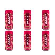 Boost Red Berry Carbonated  Energy Drink 500ml - Pack of 6
