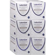 LatherKind Luxury Cream Bar Soap 3 Pack 225g - Pack of 6