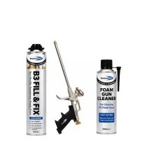 Bond It PU Foam Gun Application Kit – Foam, Gun & Cleaner
