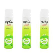 Impulse Lemon & Freesia O2 Body Spray 75ml - Pack of 3