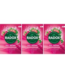 Radox Feel Radiant Bath Salts 400g - Pack of 3
