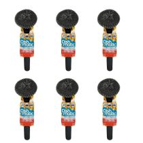 Dishmatic Scrubbee Handle Refillable Dish Brush  1 Count - Pack Of 6