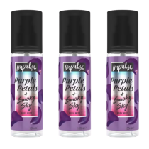 Impulse Purple Petals & Smoky Sky Body Mist 150ml - Pack of 3