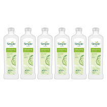 Simple Kind to Skin Refreshing Bath Soak with Cucumber Extract 1L - Pack of 6