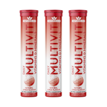 Natures Aid Daily Multivit Vitamins Effervescent 20 Tablets - Pack of 3