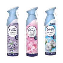 Febreze Air Mist Fragrance Bundle – Cotton Fresh, Blossom & Breeze & Lavender 185ml Each