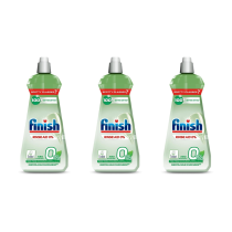 Finish Rinse Aid 0% Dishwasher 400ML - Pack of 3