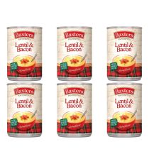 Baxters Favourites Lentil & Bacon Soup 400g - Pack of 6