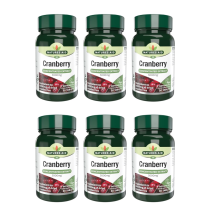 Natures Aid Cranberry Concentrate Extract Supplement 30 Tablets - Pack of 6