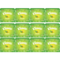 Kleenex Balsam 3-Ply Facial Tissues Soft & Gentle 56 Tissues - Pack of 12