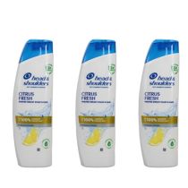 Head & Shoulders Citrus Fresh Anti-Dandruff Shampoo 250ml - Pack of 3