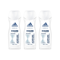 Adidas Adipure Pure Performance Skin Respect Shower Gel 250 ml - Pack of 3