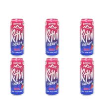 Rubicon Raw Berry & Grape Energy Drink 500ml - Pack of 6