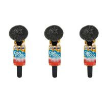 Dishmatic Scrubbee Handle Refillable Dish Brush  1 Count - Pack Of 3