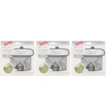 Yankee Candle Clean Cotton Charming Scents Car Starter Kit - Pack of 3