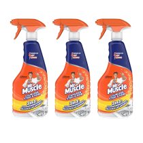 Mr Muscle 3-in-1 Stainless Steel & Hob Spray Deep Cleaning 530ml - Pack of 3