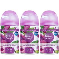 Perfect Scents Magnolia Muse Automatic Air Freshener Refill 250ml - Pack of 3