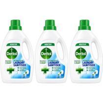 Dettol Fresh Cotton Antibacterial Laundry Cleanser 1.5L - Pack of 3