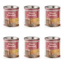 Paint Factory Colour It Tin Varnish Gloss 300ml - Pack of 6