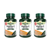 Natures Aid Vitamin C 500mg Chewable Sugar Free 50 Tablets - Pack of 3