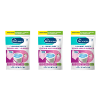 Dr. Beckmann Spring Fresh Floor & Multi‑Surface Cleaning 20 Sheets - Pack of 3