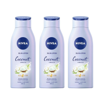 Nivea Coconut Body Lotion 400ml - Pack of 3