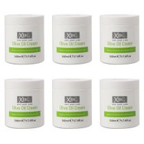 XBC Olive Oil Cream Deep Moisturizing & Hydration Large Tub 500ml x 6