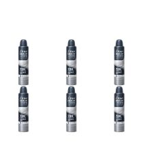 Dove Men Invisible Dry Deodorant Spray 250ml - Pack of 6