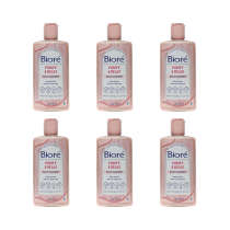 Biore Purify and Relax Daily Cleanser Rose Quartz 200ml - Pack of 6