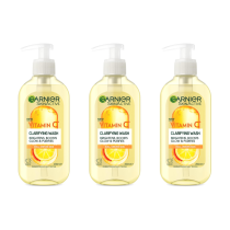 Garnier Skin Active Vitamin C Clarifying Wash 200ML - Pack of 3